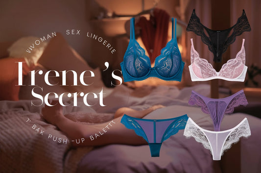 Unveil Elegance and Sensuality: Woman Sex Lingerie Set Lace Transparent Bra Set at IRENE'S SECRET