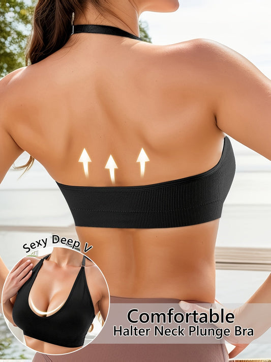 2025's Top 28D Bra: Seamless Yoga Sports Bra with Removable Pads