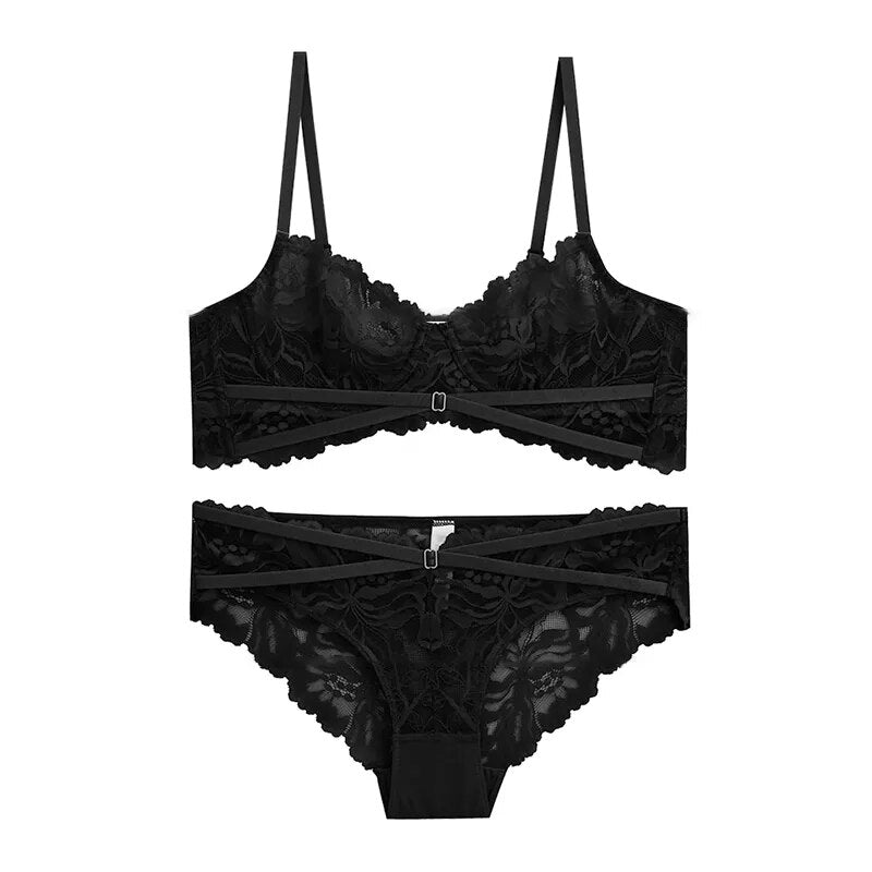 36D Bra 2025 Collection: Ultra-Thin Push-Up Lace Set at Irene's Secret