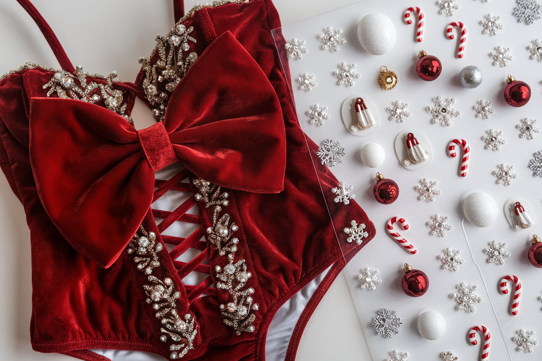 🎄2024 Christmas Essentials: Festive Lingerie and Snowflake Nails from IRENE'S SECRET