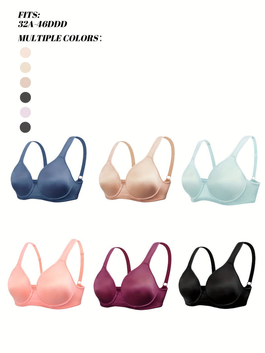 2025's Top Bigger Bust Bras: Minimizer 3-Pack Comfort & Support