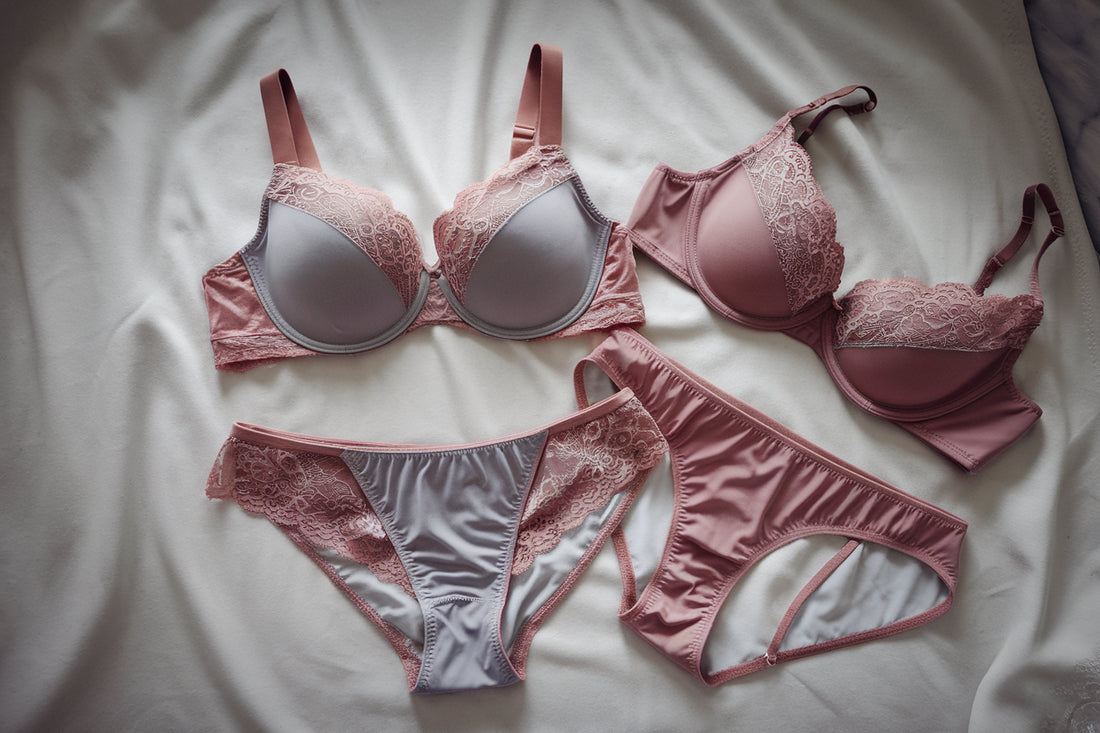 🍂 2024 Fall Fashion Must-Have: Contrast Lace Bra & Panties Set