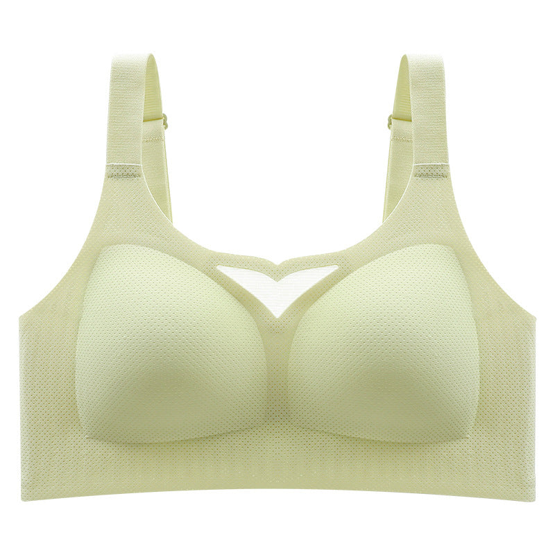 Full Coverage Non-Padded Bralette for Women: Wire-Free Minimizer Bra with Side Support & 4-Hook Back