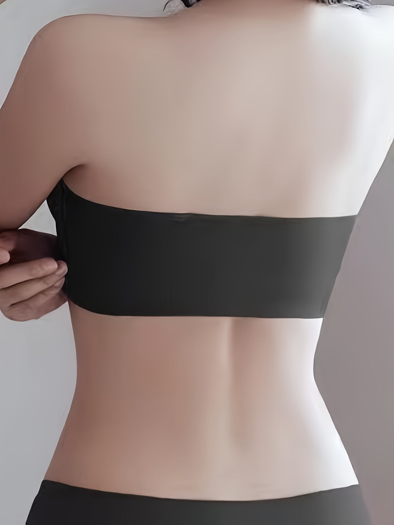 Strapless Push-Up Bra for Small Chest - Anti-Slip, Invisible Pad, Front Buckle, All-Day Comfort