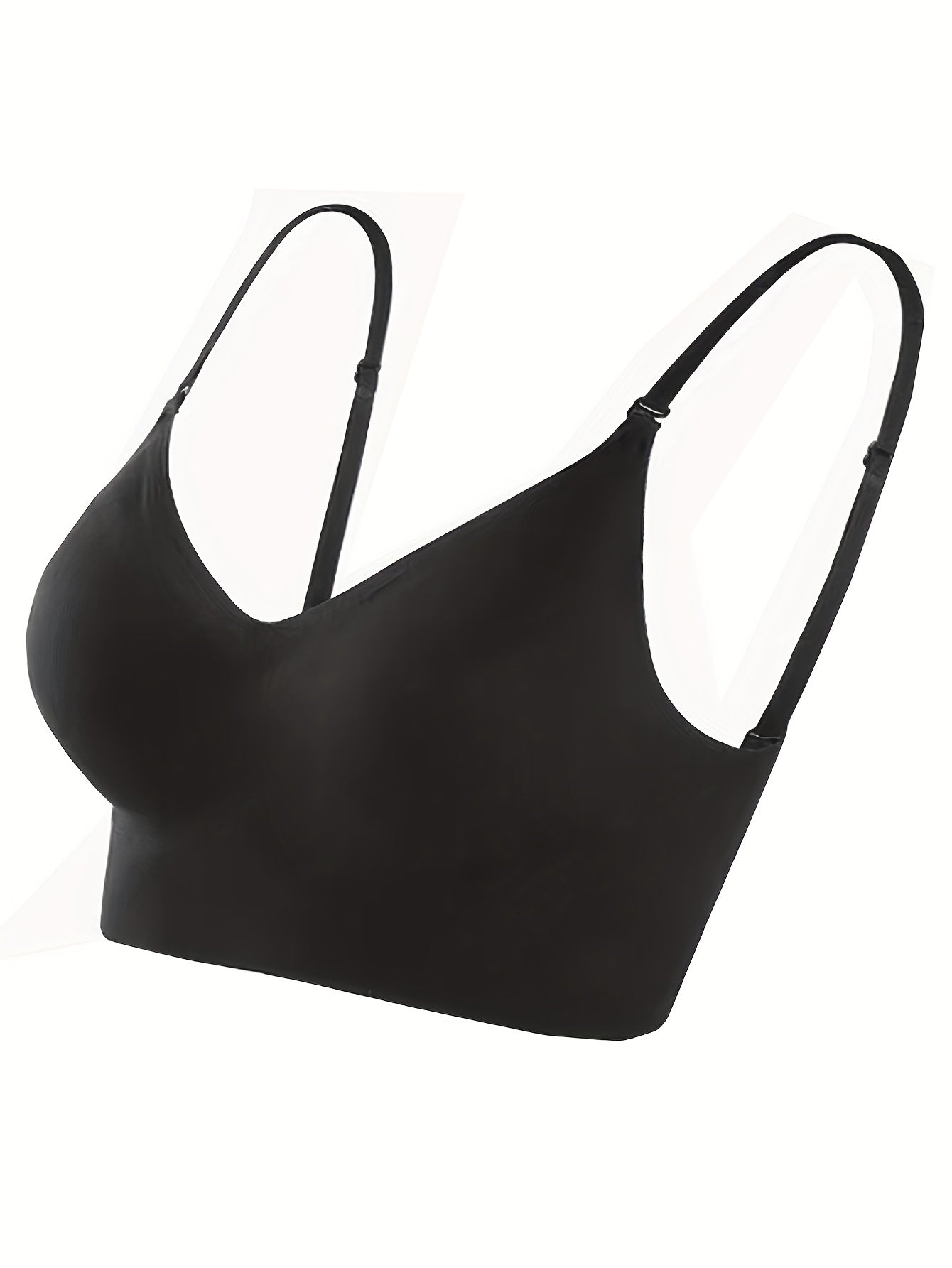 Ultra-Soft Seamless Push-Up Bra for Women - Backless, Sweat-Wicking, Removable Pads, Versatile Solid Colors
