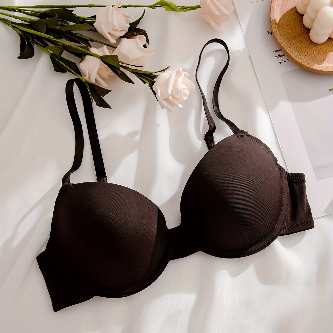 Solid Thin Full Coverage Bras
