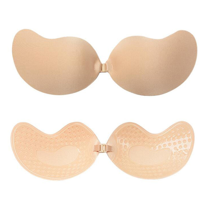 Sujetador invisible adhesivo, sin tirantes ni costuras, con realce autoadhesivo, suave y con sujeción, lencería y ropa interior femenina.