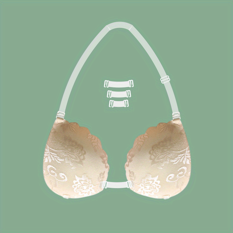 Wireless Adhesive Lace Bras Support - Elegant IdeaCCSZ Bras for Swimwear, Wedding & Formal Dresses