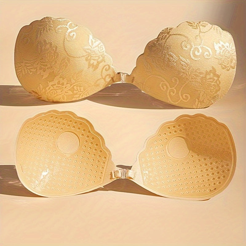 Unsichtbarer, weicher, eleganter trägerloser und nahtloser Push-Up-BH für Damen – Stützende Dessous