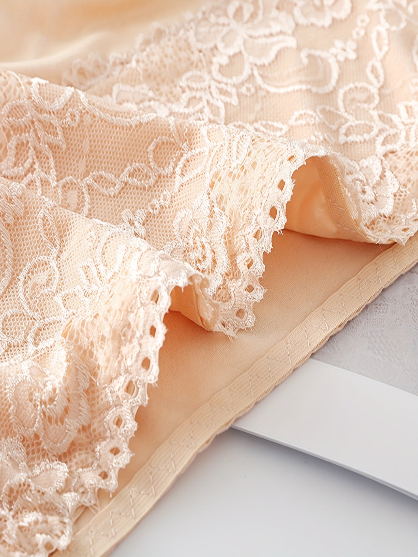 3er-Set Damen-Höschen in großer Größe, einfarbig, hohe Taille, Spitze, Bauchstraffung – ideale Geschenke
