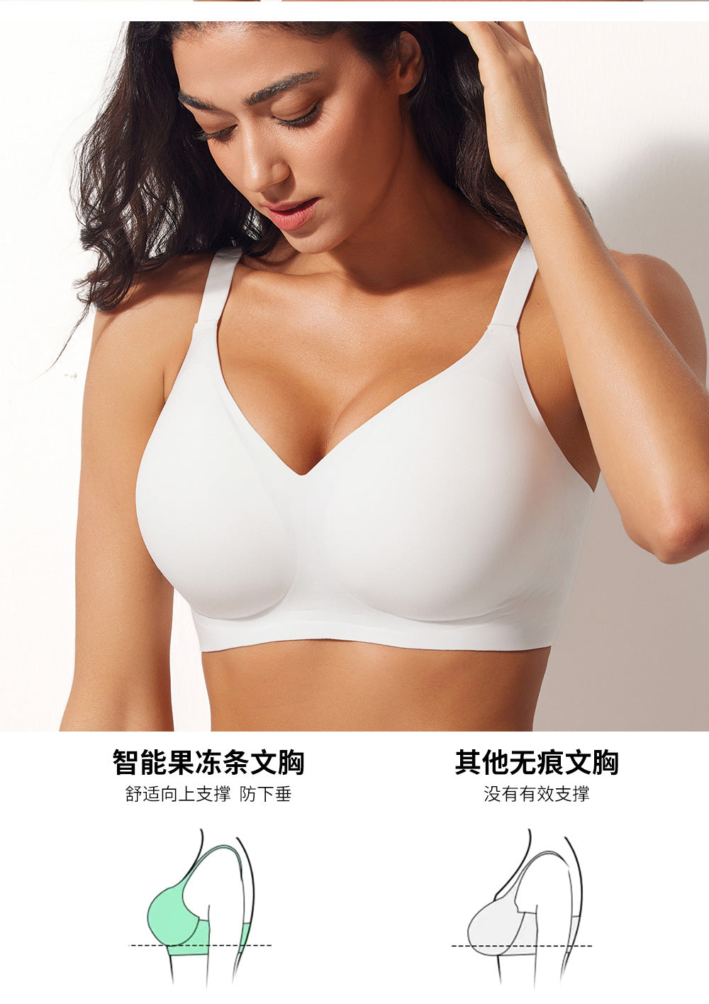 Plus Size Full Cup Wireless Bra: Minimizer, No Underwire, Comfort Fit