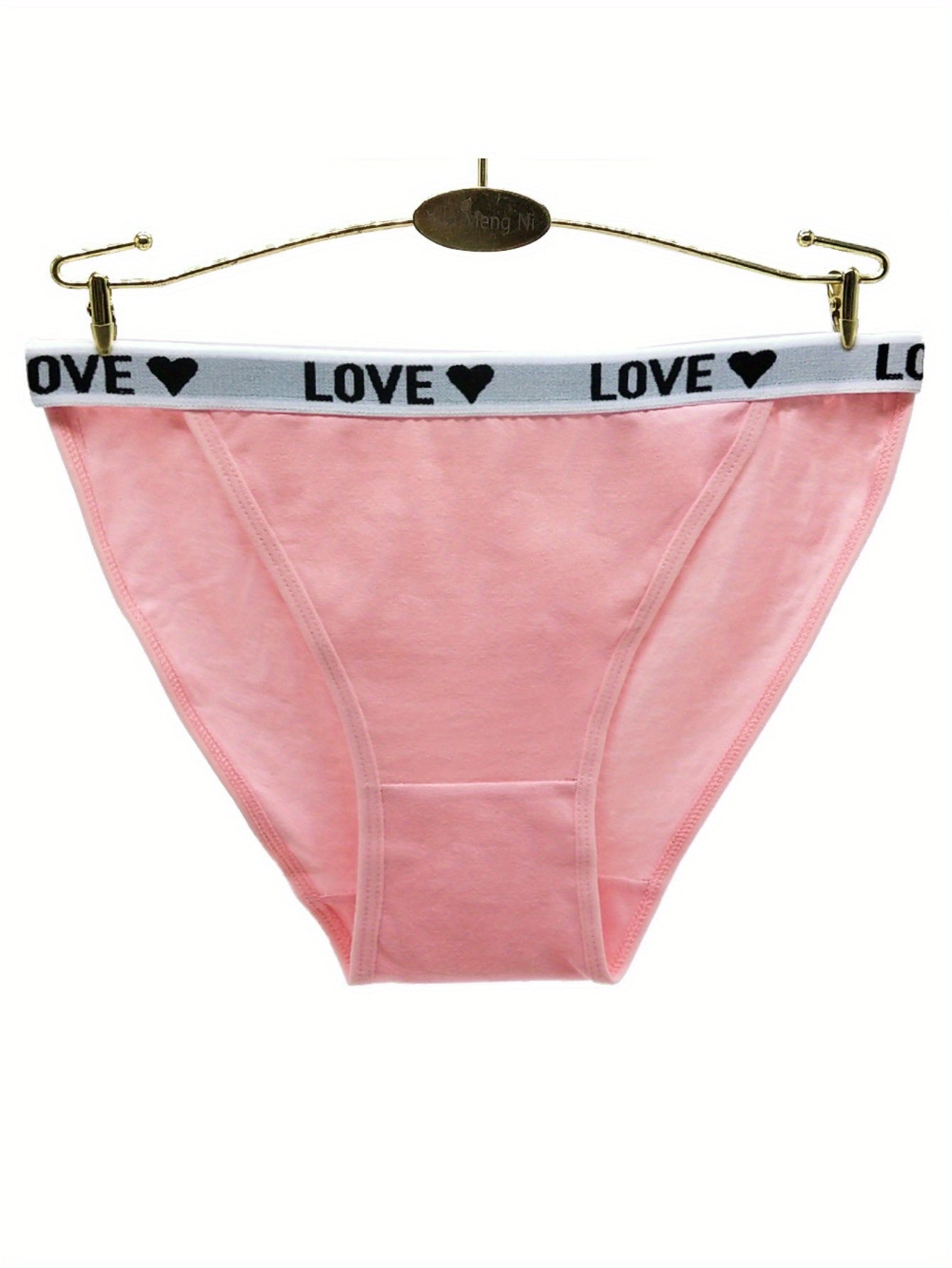 12-Pack Women's Underwear Set: Breathable Triangle Panties & Letter Thong, Mix & Match