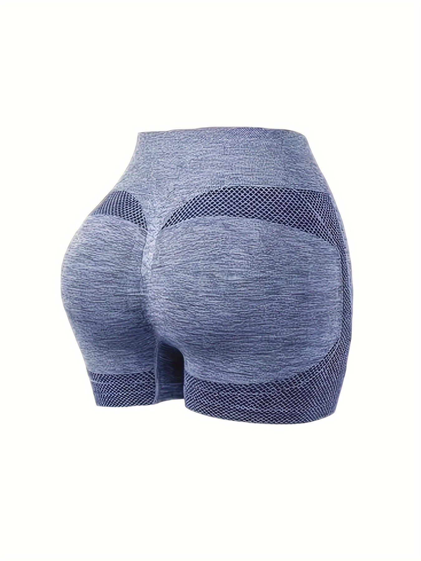 4-Piece High Waisted Sports Shorts - Vibrant Solid Colors, High-Rise Design, Soft and Breathable Seamless Knitted Fabric, Perfect for Yoga, Gym Exercise, and All-Season Sports Underwear for Women