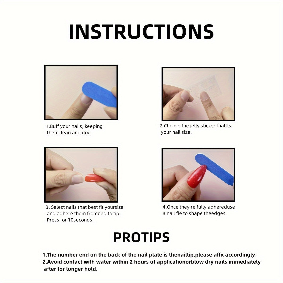 24pcs Glamour Square Press On Nails - Short Square Shape, Gloss Glitter Finish, Full Cover with File & Glue