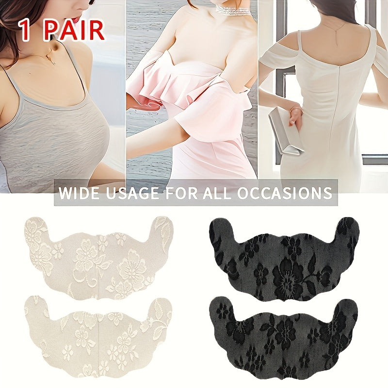 2pcs Invisible Lift Stick-Ons: Anti-Sagging Nipple Covers for Strapless Dresses