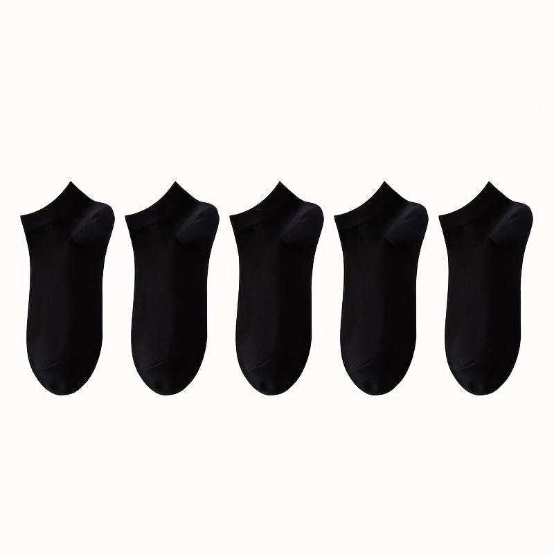 1/5/10/15/30 Pair Essential Ankle Socks, Soft & Lightweight All-match Low Cut Ankle Socks, Women's Stockings & Hosiery