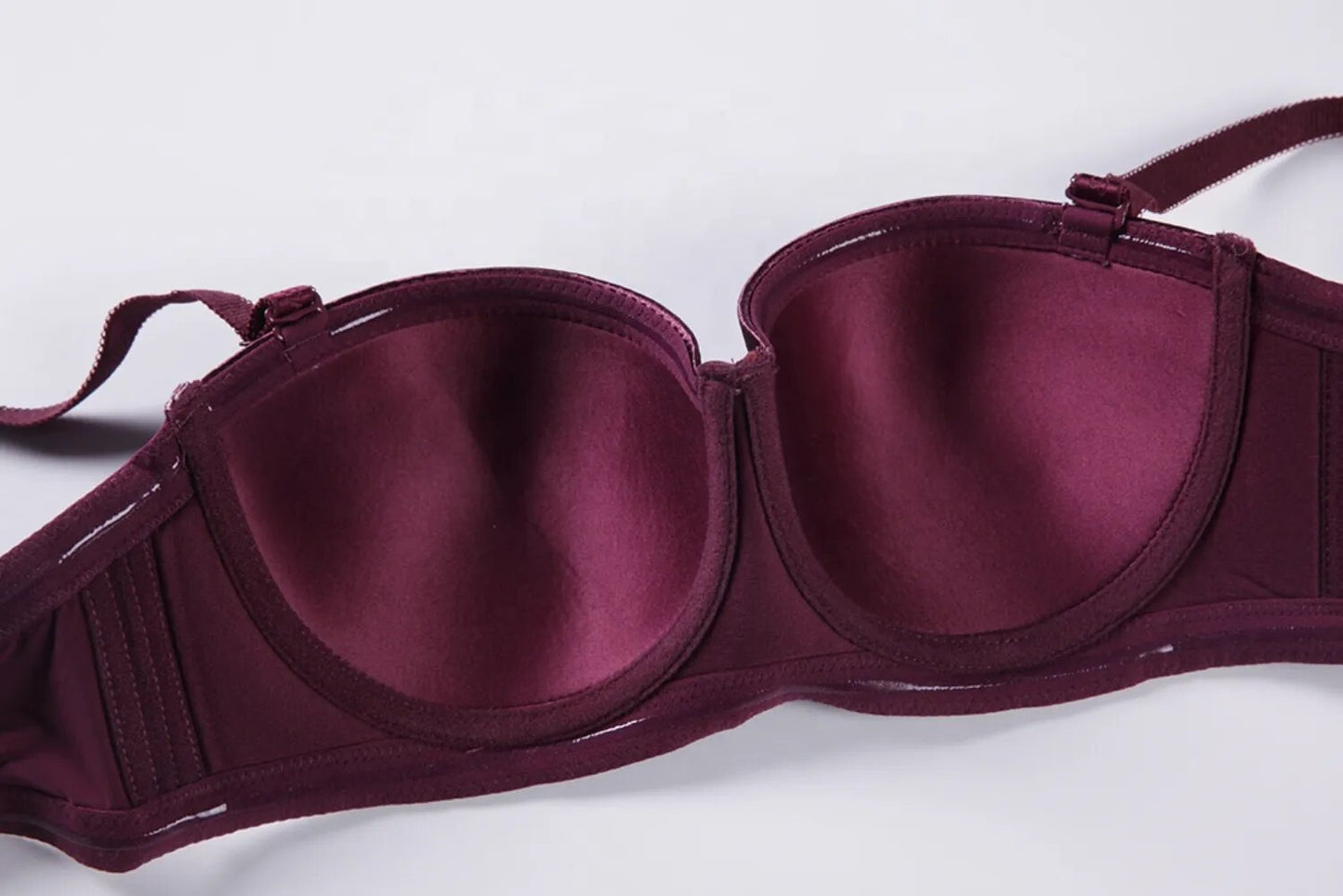 BINNYS Women's Bras 38c Sexy Strapless C Cup Ladies Underwear Silicone 38c Half Cup High Quality Lingerie Underwire