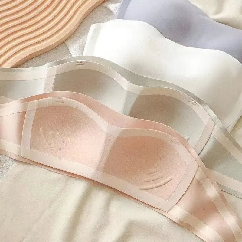 Sexy nahtloser Tube-Top-BH – unsichtbarer trägerloser Push-up-BH, bügellose Damenunterwäsche