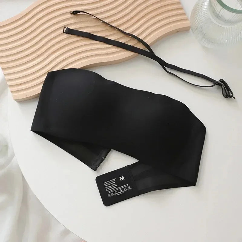 Sexy nahtloser Tube-Top-BH – unsichtbarer trägerloser Push-up-BH, bügellose Damenunterwäsche