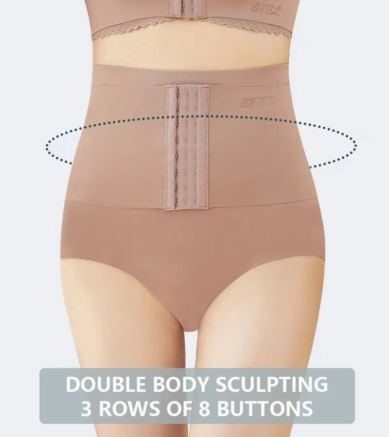 Flarixa 2-in-1-Body-Shapewear für Damen: Hüftlift, flacher Bauch, dünner Taillentrainer