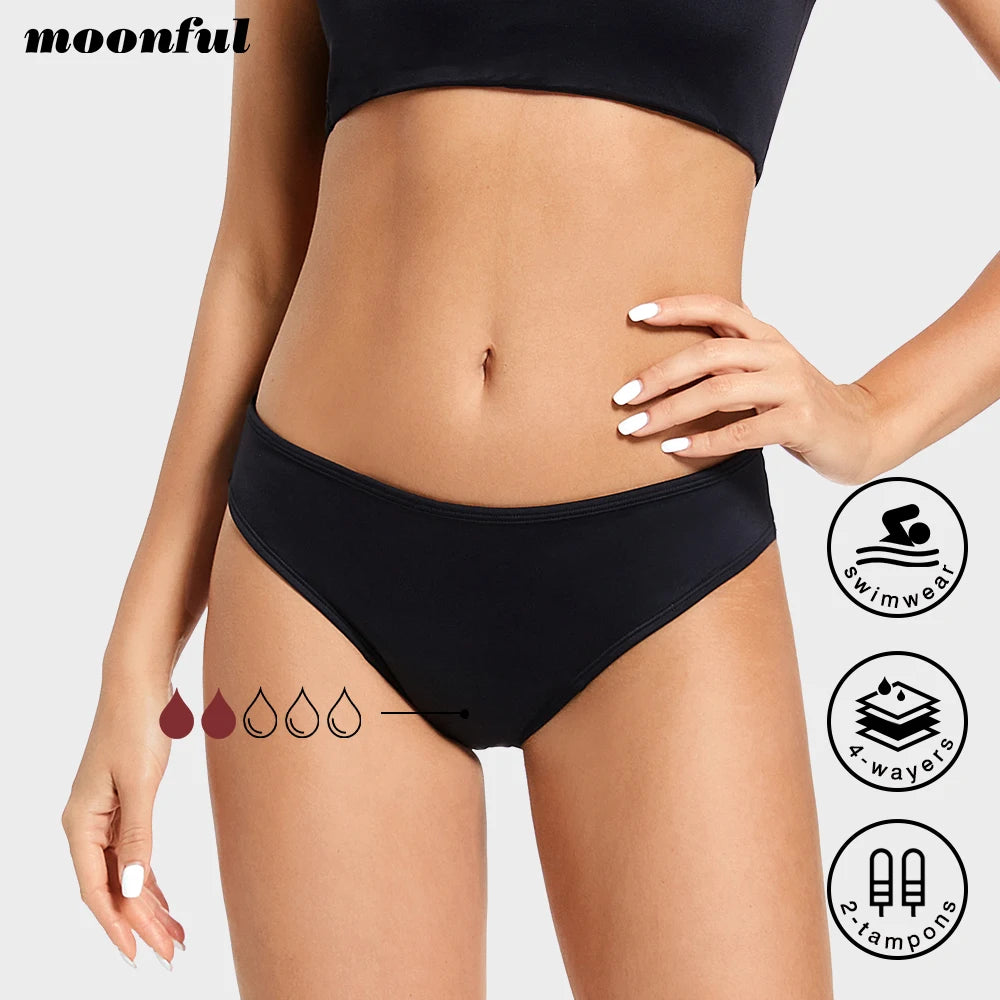 Experience Confidence with Menstrual Swimsuit Women 4 Layer Period Swimwear