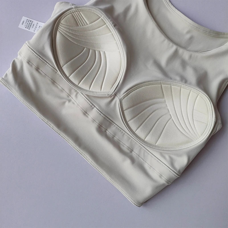 Damen High-Impact Yoga & Gym BH mit Push-Up-Polster, Atmungsaktiv für Fitness, Laufen