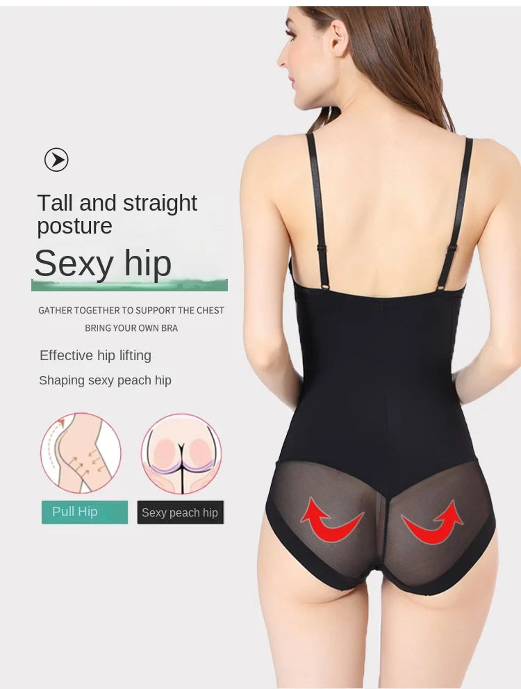 Body blanco con aros para mujer, moldeador elástico de color liso, ropa interior sedosa, moldeador