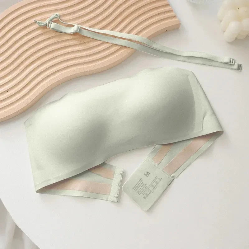 Sexy nahtloser Tube-Top-BH – unsichtbarer trägerloser Push-up-BH, bügellose Damenunterwäsche