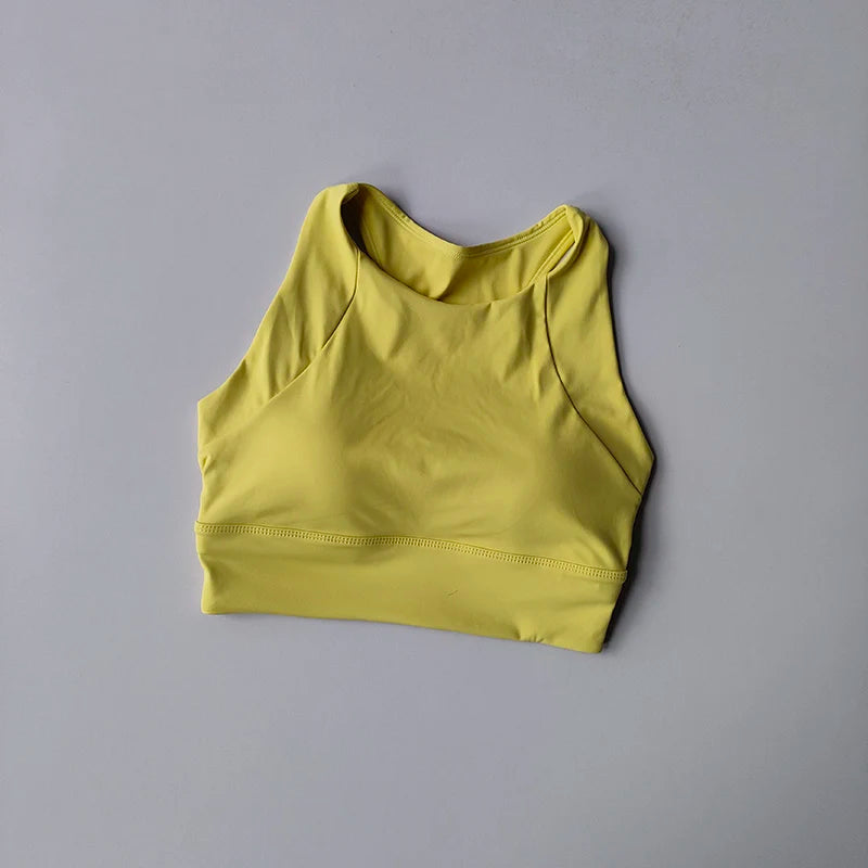 Damen High-Impact Yoga & Gym BH mit Push-Up-Polster, Atmungsaktiv für Fitness, Laufen