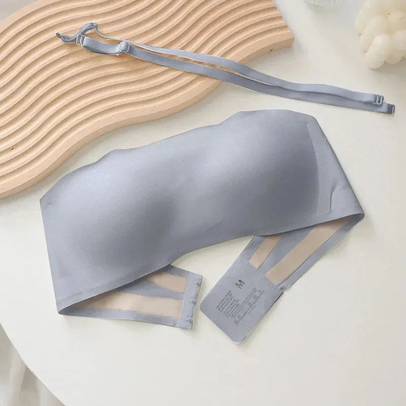 Sexy nahtloser Tube-Top-BH – unsichtbarer trägerloser Push-up-BH, bügellose Damenunterwäsche