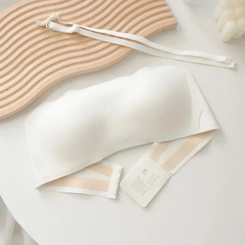 Sexy nahtloser Tube-Top-BH – unsichtbarer trägerloser Push-up-BH, bügellose Damenunterwäsche