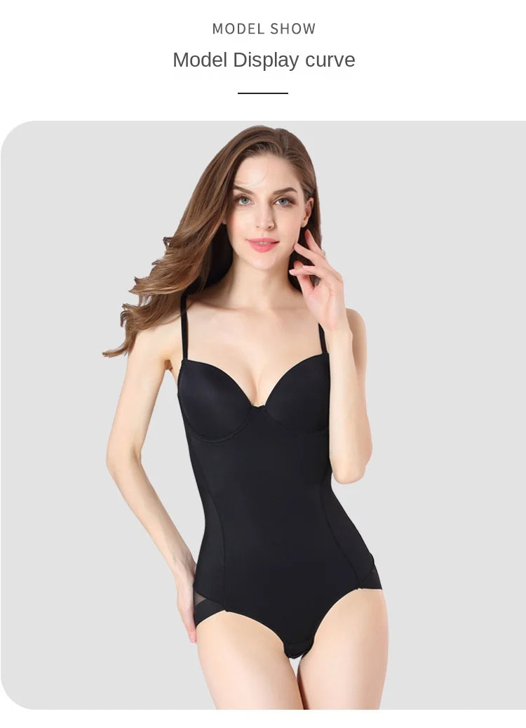 Body blanco con aros para mujer, moldeador elástico de color liso, ropa interior sedosa, moldeador