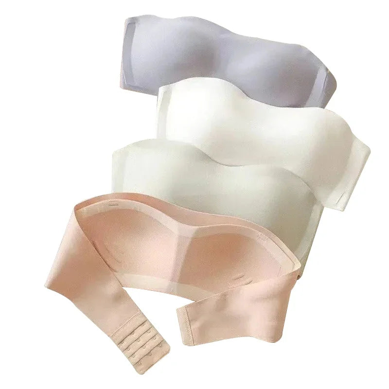 Sexy nahtloser Tube-Top-BH – unsichtbarer trägerloser Push-up-BH, bügellose Damenunterwäsche