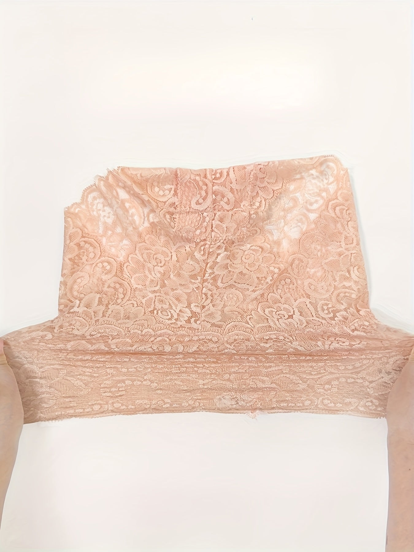 5pcs Sexy High Waisted Lace Underwear - Fully Wrapped Hip, Top Support, Seamless Hollow Design