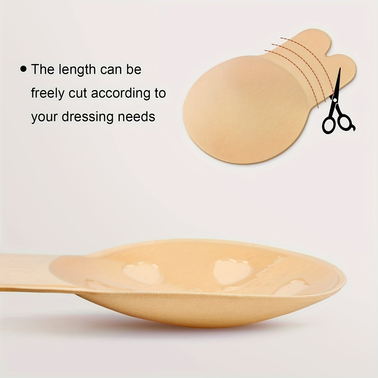2-Pack Silicone Push-Up Bras: Adhesive & Strapless for Nursing Mothers