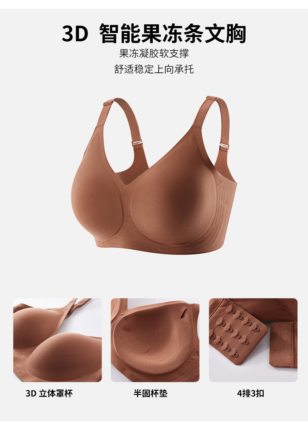 Plus Size Full Cup Wireless Bra: Minimizer, No Underwire, Comfort Fit