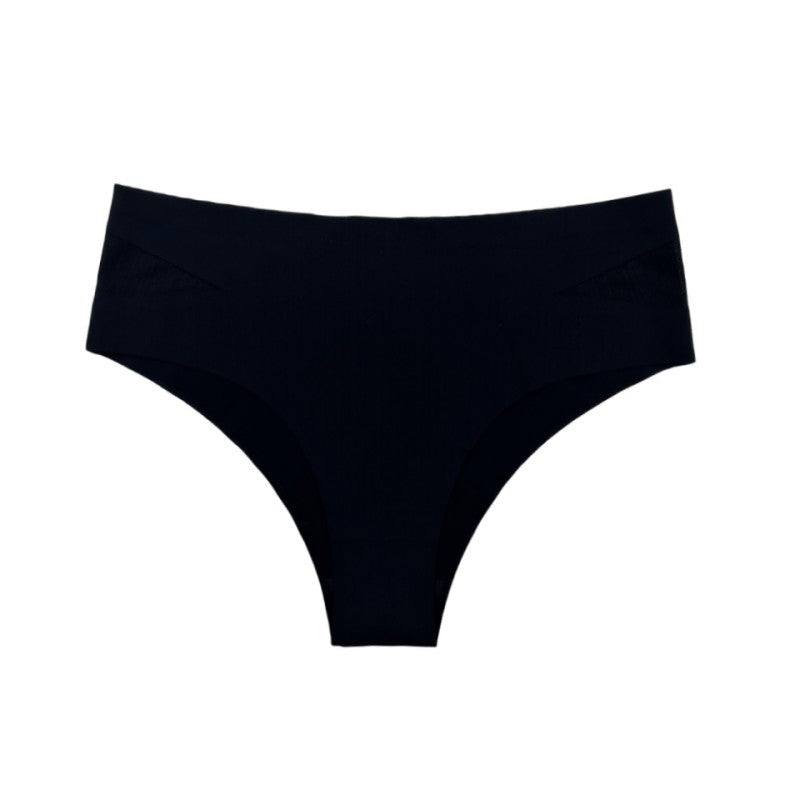 Seamless Women's Sports Panties: Quick-Dry, Breathable Mesh, Cotton Crotch