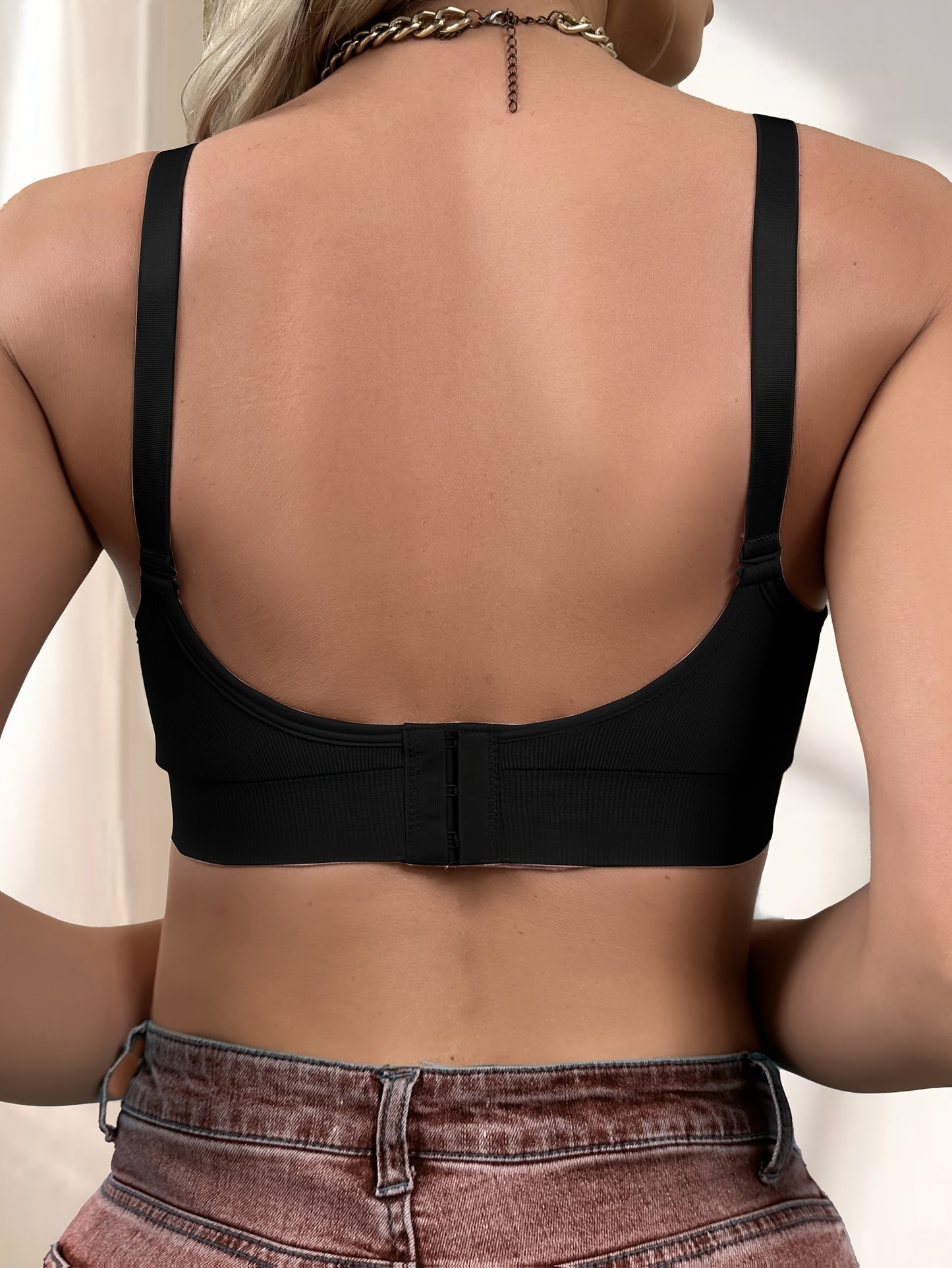 5-Pack Women's Seamless Nursing Bras: Full Cup, Removable Straps