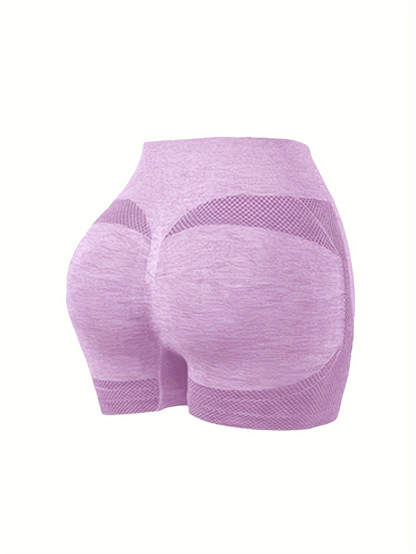 4-Piece High Waisted Sports Shorts - Vibrant Solid Colors, High-Rise Design, Soft and Breathable Seamless Knitted Fabric, Perfect for Yoga, Gym Exercise, and All-Season Sports Underwear for Women