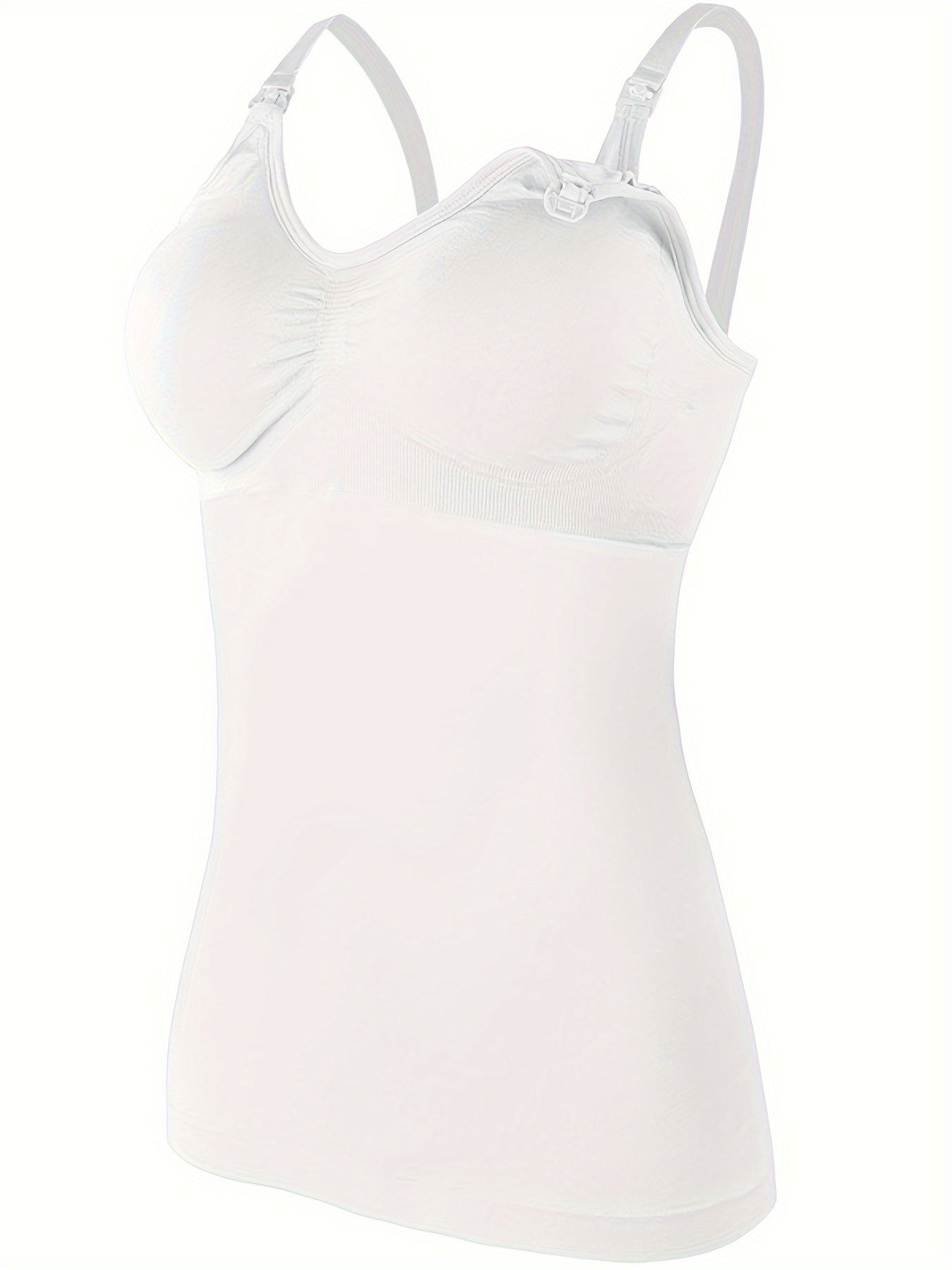 Tooluck Maternity Breastfeeding Tank Top - No Bra, Removable Pads, Slim Fit, Soft Fabric, All - Season Comfort