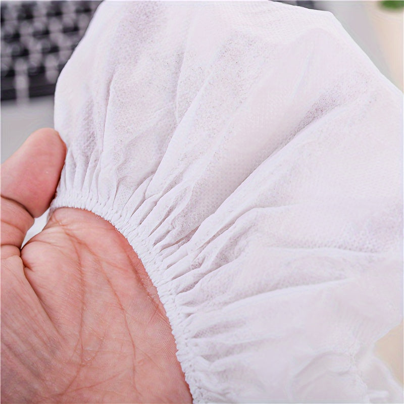 100 bragas desechables de tela no tejida, blancas, de cintura media, para viajes, lencería y ropa interior femenina.