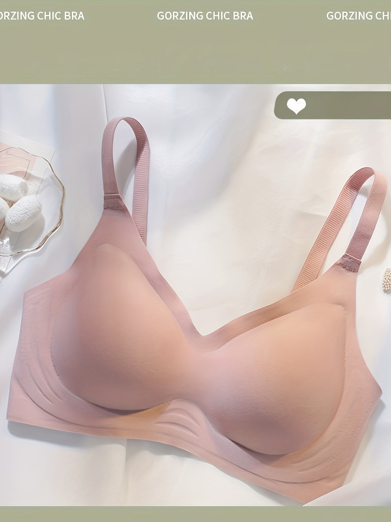 Seamless Support Bra, Comfortable Soft Wireless Lifting Bras, Anti-Sagging Back Smoothing Underwear, Casual Style With Adjustable Hooks