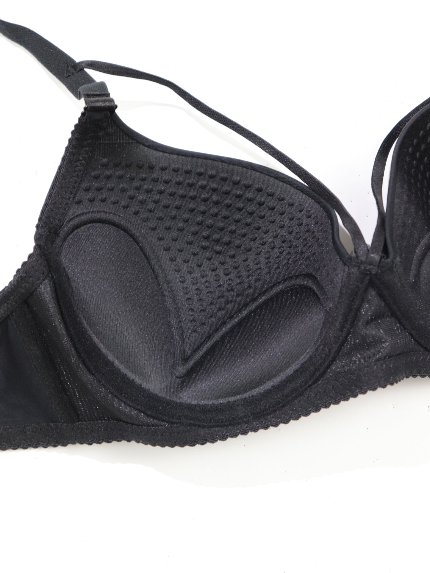 3pcs Women's Simple Solid Seamless Bow Strappy Push Up Underwire Bra - Comfy & Breathable