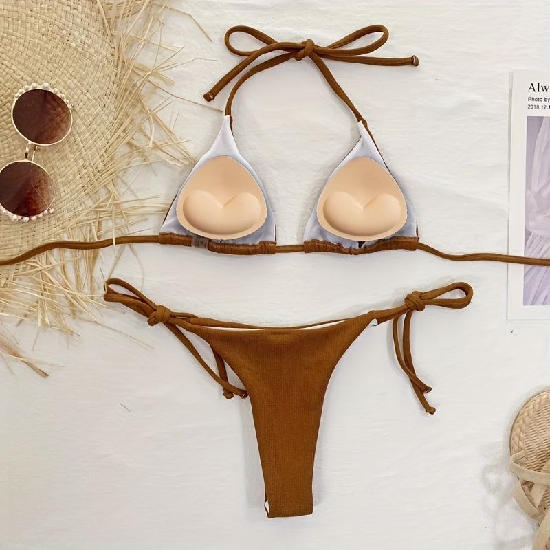 2 almohadillas invisibles de esponja para sujetador - Reutilizables para realzar el pecho, ideal para bikini, incluye cubrepezones - Lencería femenina