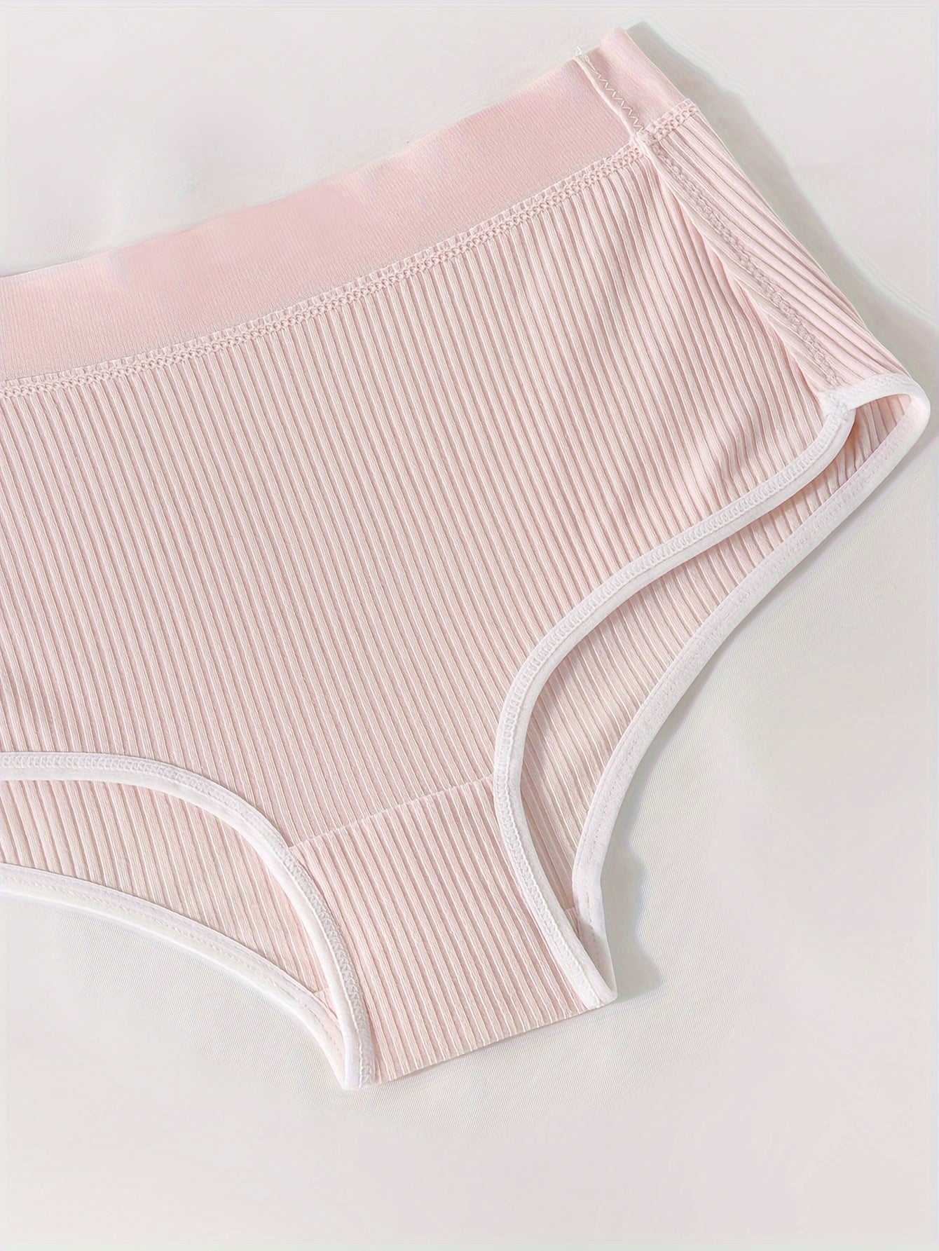 3pcs Seamless Color Block Briefs - Women's Comfy, Breathable & Stretchy Intimates Panties