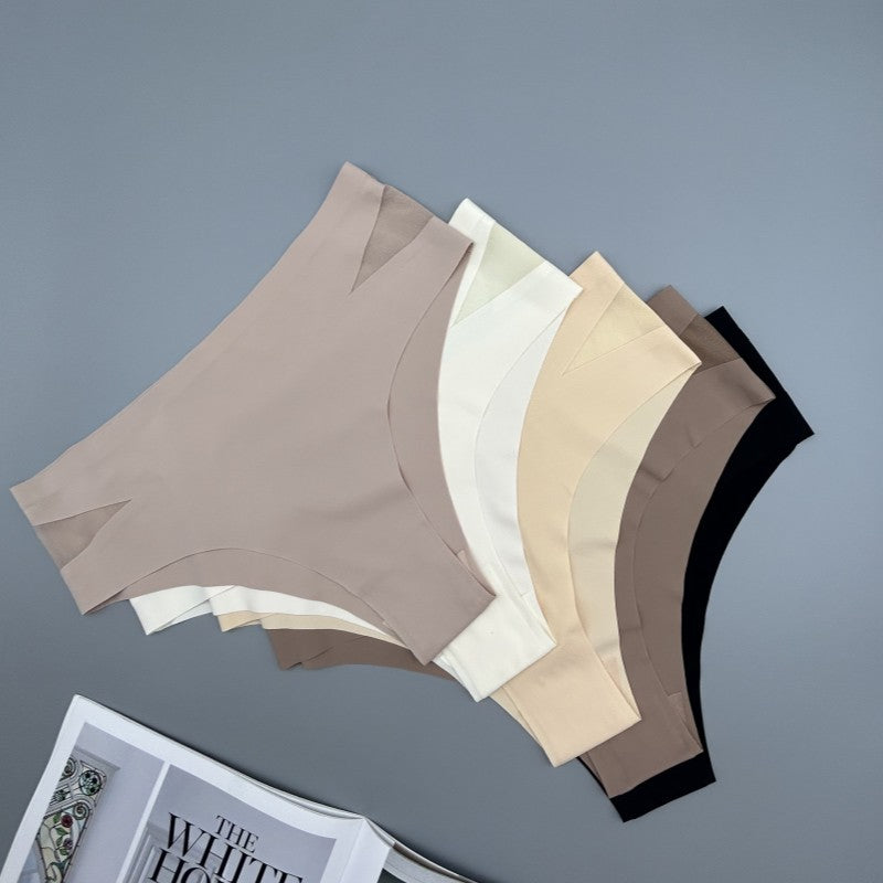 Seamless Women's Sports Panties: Quick-Dry, Breathable Mesh, Cotton Crotch