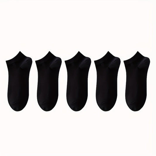 1/5/10/15/30 Pair Essential Ankle Socks, Soft & Lightweight All-match Low Cut Ankle Socks, Women's Stockings & Hosiery