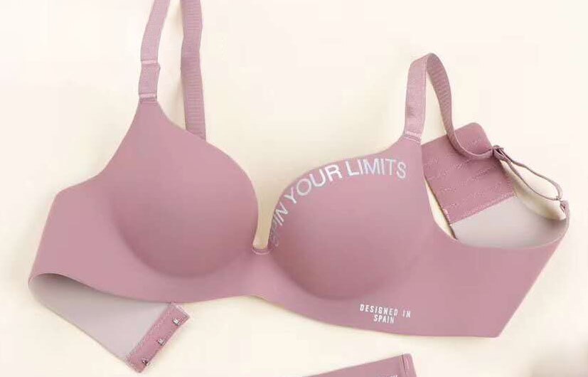 SP&CITY Women's Sports Wire-Free Push-Up Bras - Simple Colored, Gathered, Seamless Comfort