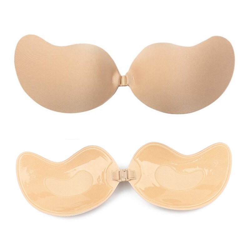 Sexy NuBra Push Up Invisible Bra for Women - Nude, Strapless, Adhesive Breast Lift
