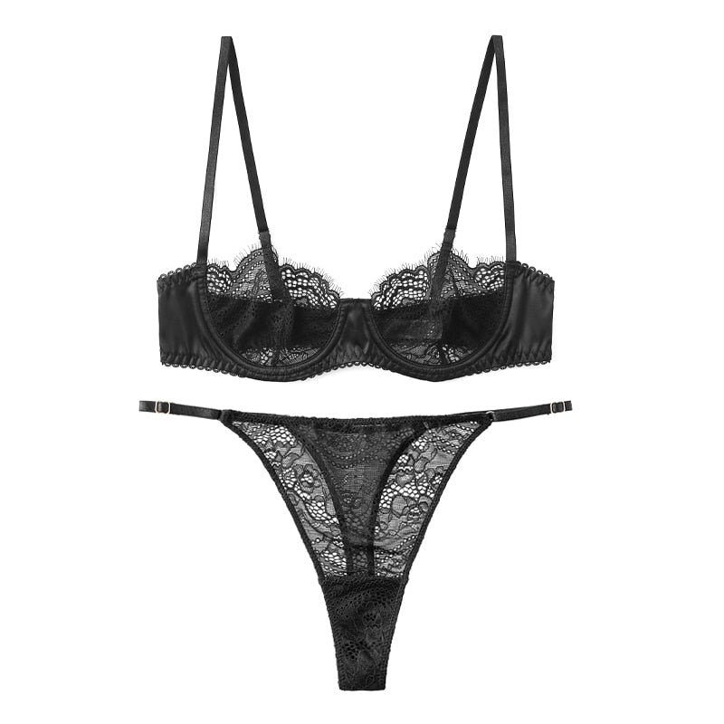 Sensual Lace Lingerie Set